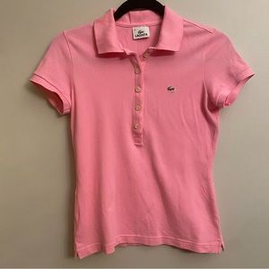 Lacoste Women’s Stretch Cotton Piqué Polo (Size 38)